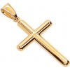 iZlato Forever Zlatý hladký prívesok krížik IZ27074