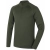 Pánske merino tričko Husky MEROW ZIP M zelené, veľkosť XL