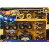 SÚPRAVA 11 AUTÍČOK HOT WHEELS MONSTER TRUCK A INÉ, POZLÁTENÁ VERZIA