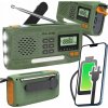 PRENOSNÉ ANALÓGOVÉ FM RÁDIO SOLÁRNE DYNAMO IPX5 SOS POWERBANK BLOW RA13