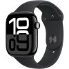 Apple Watch Series 10 46 mm klavírne čierny hliník s čiernym športovým remienkom S/M MWWP3QC/A