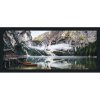 Obraz v ráme Mountain Lake View 60x130 cm