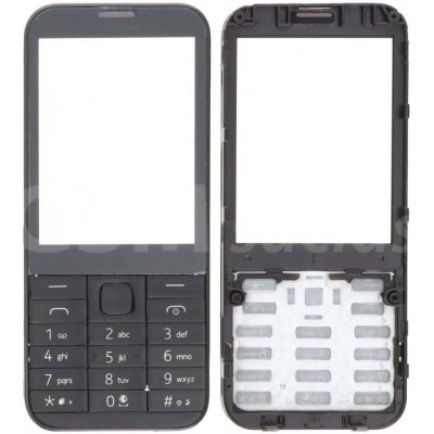 Predný kryt s klávesnicou Nokia 225 Farba: Čierna
