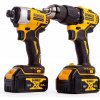 DeWalt DCK2062M2T / Sada Aku náradie príklepová vŕtačka amp; rázový uťahovač / 18 V / 2x 4Ah / kufor (DCK2062M2T)