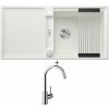 Blanco ADIRA XL 6 S biela s excentrom 527621 + Blanco MIDA chróm 517742
