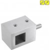 Feldmann Nerezový držiak prútovej výplne zábradlia - prútov pr.12x12 mm 50467 - 240A priebežný, na hranol, brus