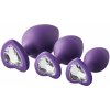 Dream Toys Flirts Anal Training Kit Gem Stone Purple