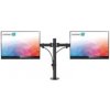 CONNECT IT TwinArm stolní držák na 2 monitory, ČERNÝ