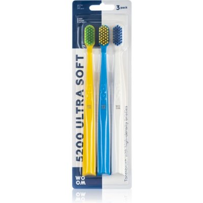 WOOM Toothbrush 5200 Ultra Soft zubné kefky 3 ks