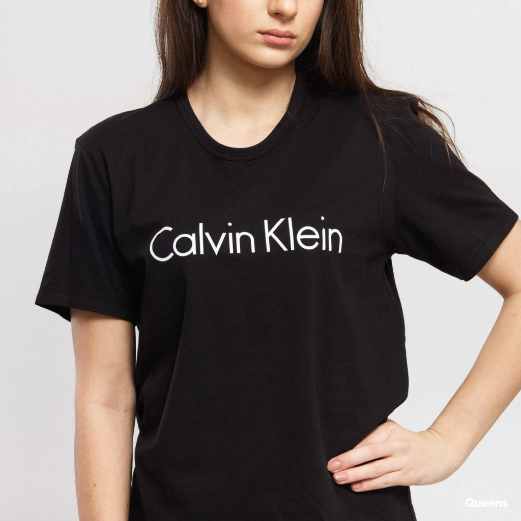 Calvin Klein dámské tričko S S Crew Neck černé od 25 € - Heureka.sk