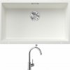 Blanco SUBLINE 700 U biela 523446 + Blanco MIDA chróm 517742
