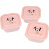 Stor plastová dóza krabička na jedlo Minnie Mouse 3ks 13106