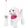 Robot Jamara plyšový pes, bielo-ružový na diaľkové ovládanie (4042774445164)
