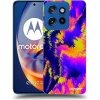 Picasee silikónový čierny obal pre Motorola Edge 50 Neo - Burn