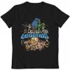 Bioworld Entertainment Minecraft Legends Allies vs Piglin Mobs Kids T-Shirt čierna