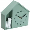 Nástenné hodiny Karlsson zelené 26cm