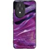 Picasee silikónový čierny obal pre Honor 200 Pro 5G - Purple glitter