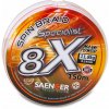 Saenger šnúra 8 X Specialist Spin Braid 150m 0,14mm oranžová