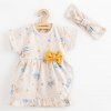 Dojčenské bavlnené šatôčky s čelenkou New Baby Víla - 86 (12-18m)