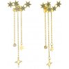 Lillian Vassago Zlaté visiace náušnice Hviezdy LLV22-GER025