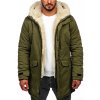 Khaki pánska zimná bunda parka Bolf 22M37