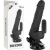 Basecock Realistic Remote Control Black 18.5cm - Vibrátor