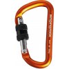 karabínka SINGING ROCK Mini D Screw + orange