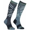 Pánske podkolienky Ortovox Ski Tour Long Socks Men's Veľkosť ponožiek: 42-44 / Farba: čierna