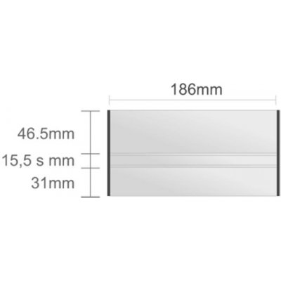 Triline Ac213/BL Alliance Classic nástenná tabuľa 186 x 93 mm