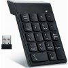 GEMBIRD numerická klávesnice KPD-W-02, bezdrátová 2.4GHz, černá
