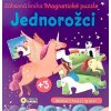 Jednorožci Zábavná kniha Magnetické puzzle -