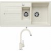 Blanco ZIA 6 S biela soft s excentrom 527206 + Blanco MIDA biela soft 526966