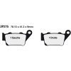 Zadné brzdové doštičky / obloženie Nissin Husqvarna TE 350 1996 - 2013 směs NS