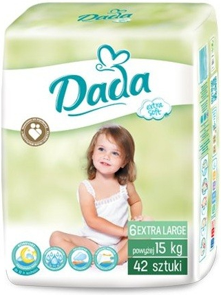 Dada Extra Soft Junior 6 Eko nad 15 kg 38 ks