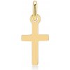 Lillian Vassago Zlatý prívesok drobný latinský krížik, hladký a lesklý LLV22-GP048Y
