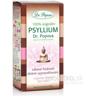 Dr.Popov Psyllium indická rozpustná vláknina 100 g