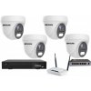 5MPx COLORVU kamerový IP POE set - 4x NC960+, POE switch 4 + 1, NVR | ZONEWAY 4-NC960+3016