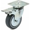 Pro-Tech Tools Koliesko na vozíky PP TPR 75x25 mm otočné s brzdou N132075DB