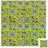 PUZZLE PENOVÁ PODLOŽKA MESTO ULICE 186x186 CM VEĽKÁ HRUBÁ PODLOŽKA 36 EL
