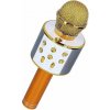 R2INVEST WS 858 BEZDRÔTOVÝ MIKROFÓN KARAOKE zlatá