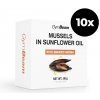 GymBeam Slávky v slnečnicovom oleji s údenou príchuťou 10 x 80 g