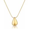 JVD Pozlátený náhrdelník pre ženy Tear Drop SSSN0089X20GO55