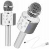 WSTER WS 858 Karaoke bluetooth mikrofón strieborný