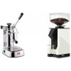 La Pavoni Professional Lusso + Eureka Mignon Silenzio 55, BL white
