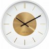 Nástenné hodiny Retro II bielo-zlaté