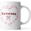 Sablio Hrnček Nevesta srdce - 890 ml - XXL