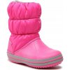 Detské snehule Crocs ružové, veľkosť 33-34