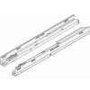 Blum 576.M TANDEMBOX korpusové lišty, pre TIP-ON BLUMOTION, plný výsuv, Ľ+P Variant: 650 mm 576.6501M