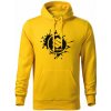 T-ričko Suzuki Splash pánska mikina Farba potlače: Čierna, Veľkosť: XL, Farba mikiny: Žltá