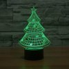 3Dmix 3DL-CLK004 – 3D LED nočná lampa - Vianočný stromček (Hodiny s budíkom)